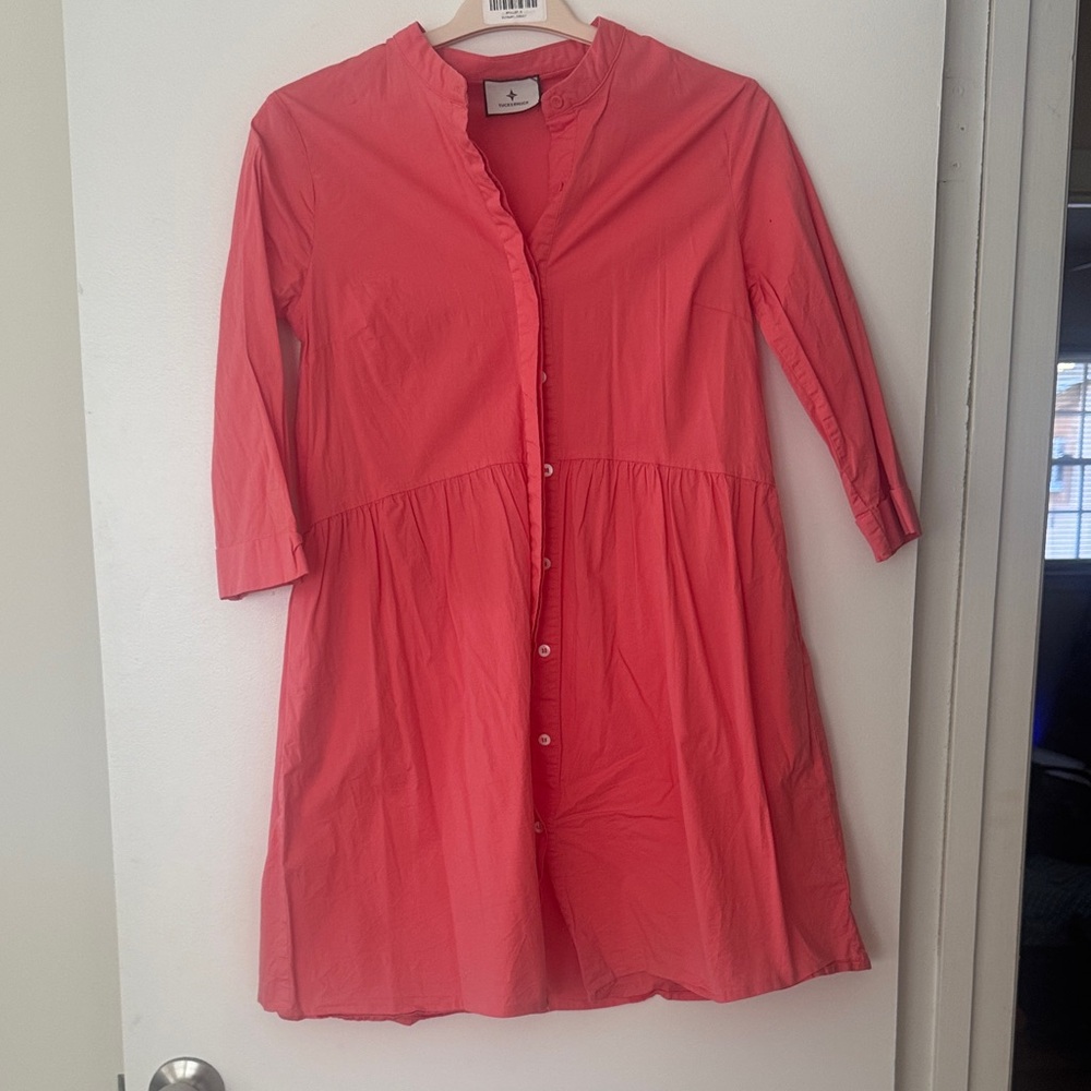 Tuckernuck Vibrant Coral Mini Dress